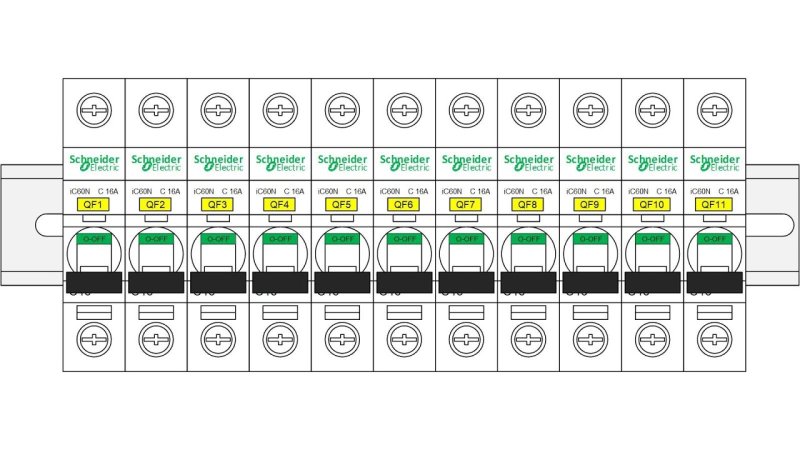 Наклейки маркировки щита Визио