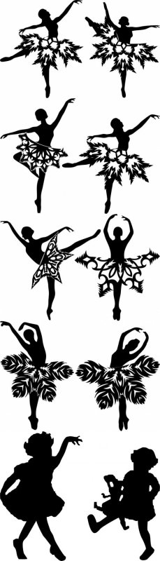 Силуэт балерины
