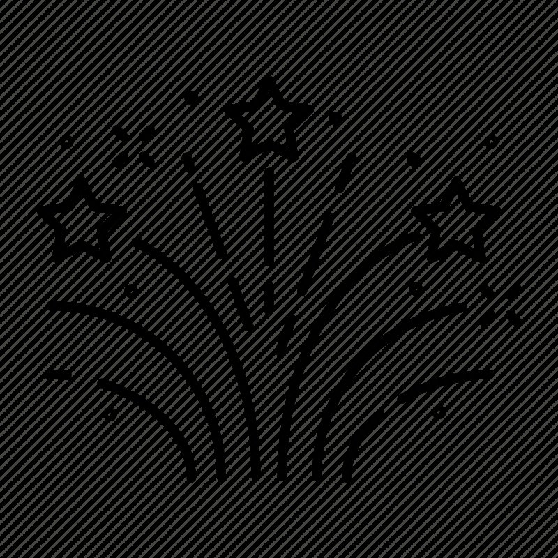 Салют для раскрашивания для детей