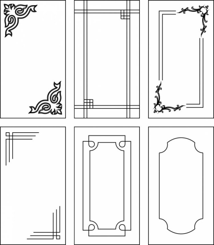 Узоры на мебельных фасадах