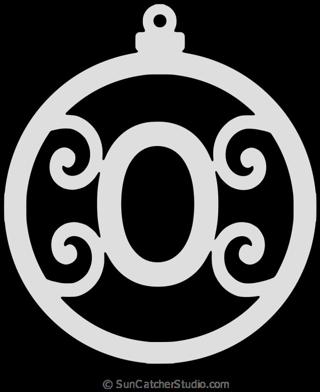 Новогодние шары трафарет