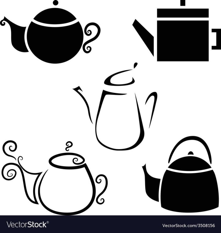 Трафарет "чайник"