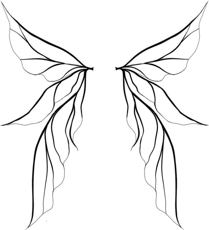 Крылья феи референс