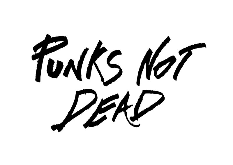 Надпись ПАНКС нот деад