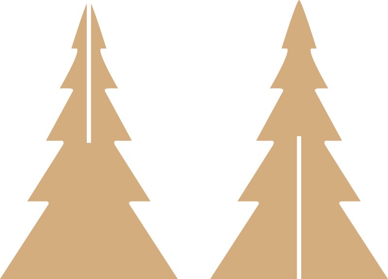 Картонная елка