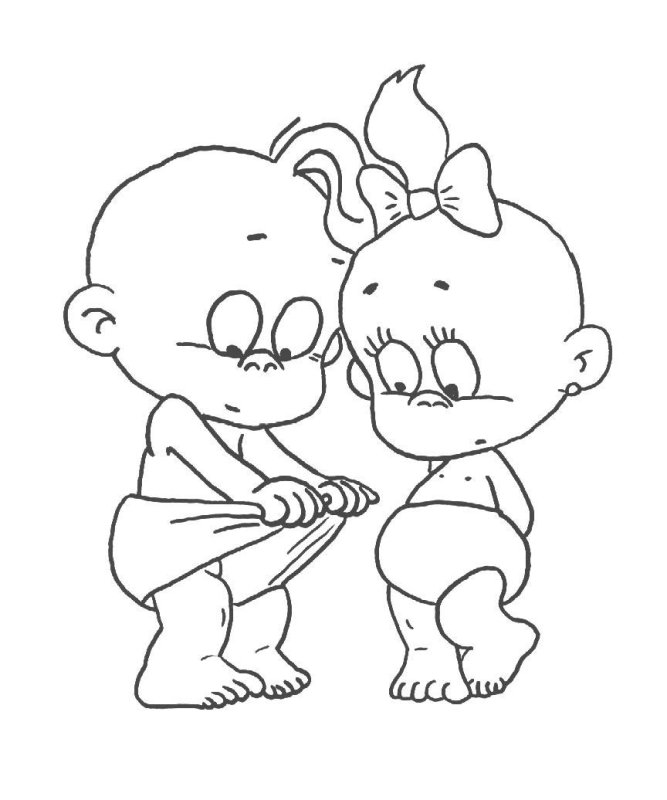 Раскраски для малышей