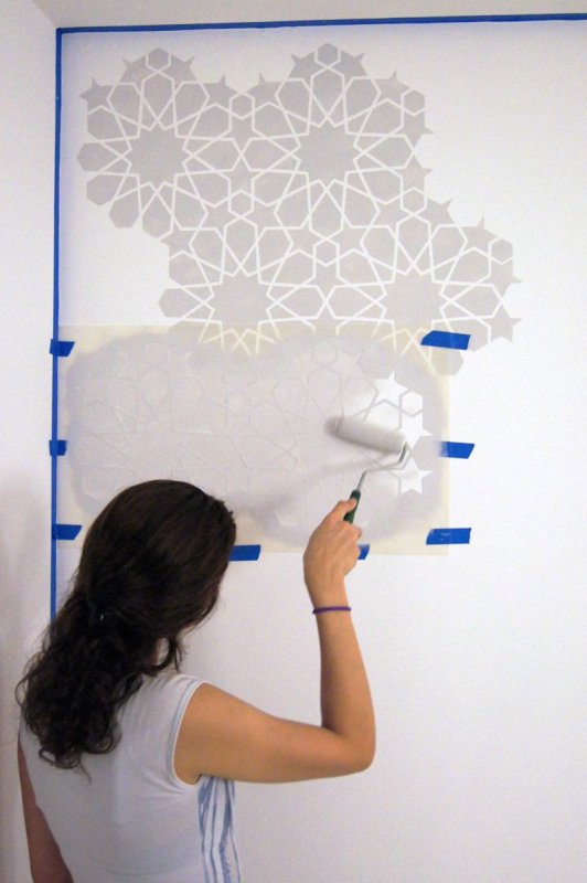 Трафареты для стен под покраску