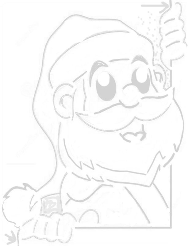 Вытынанки на новый год дед Мороз