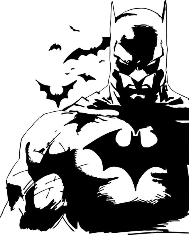 Бэтмен контур