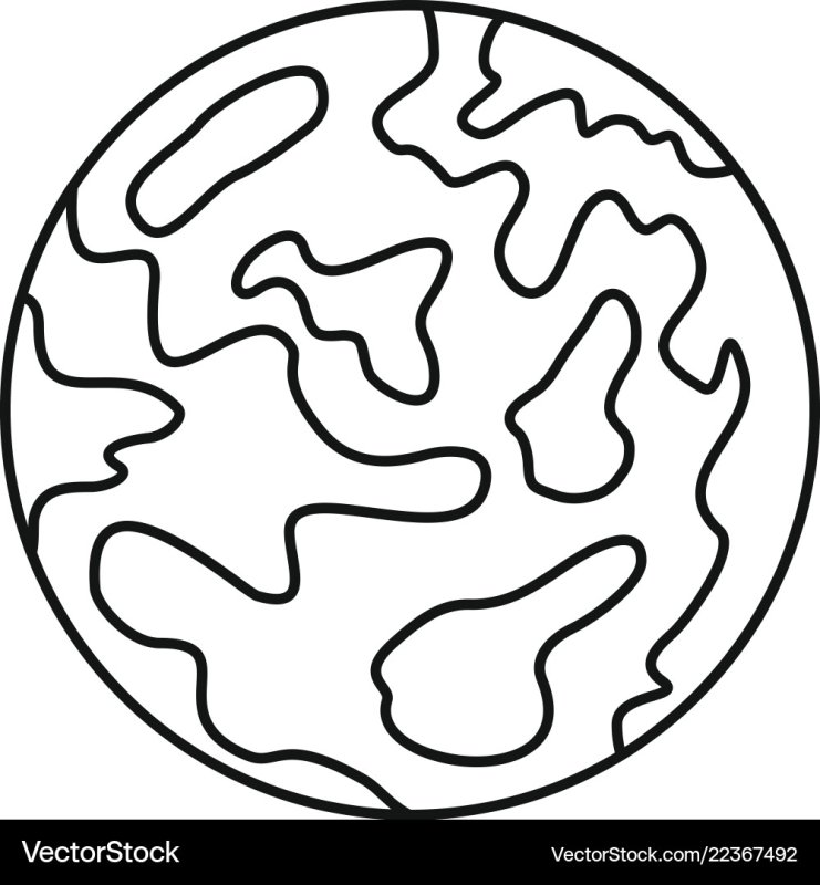 Планеты раскраска для детей