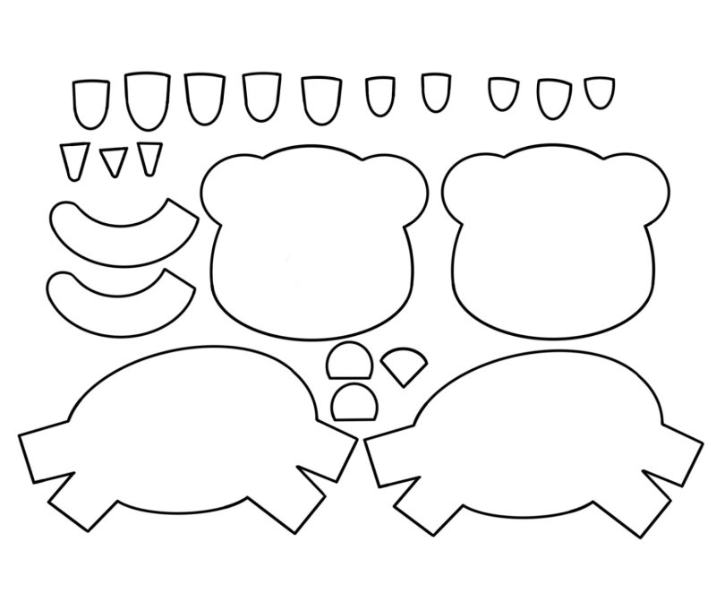 Трафарет из фетра