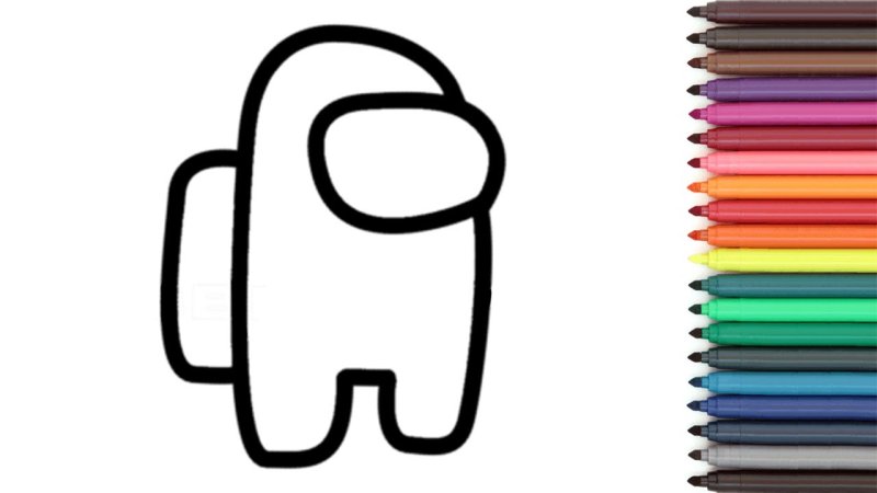 Радужный друг раскраска