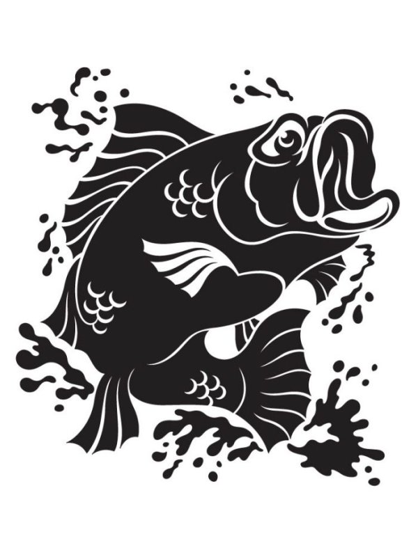 Силуэт рыбы