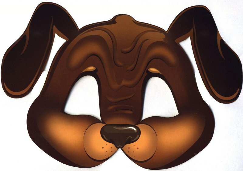 Карнавальная маска «собака»