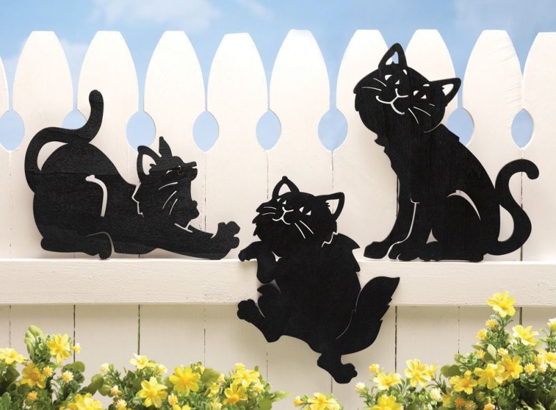 Украшение для забора из фанеры