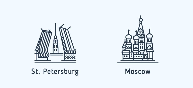 Иконка города Санкт Петербург