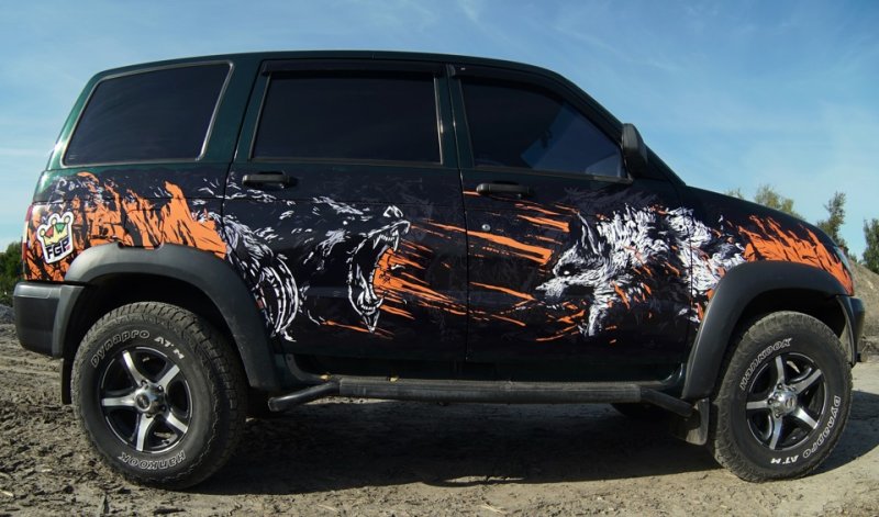 Винил на УАЗ Патриот