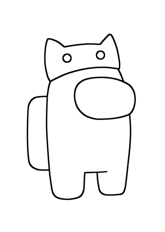 Раскраска амонг АС