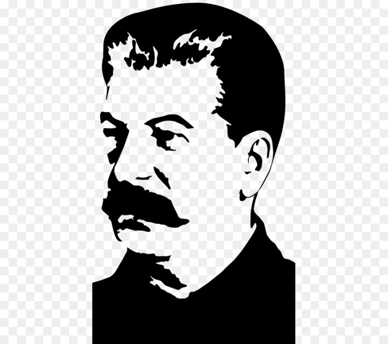 Сталин профиль вектор