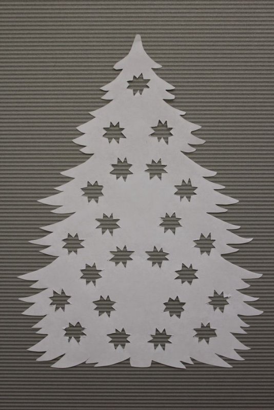 Елочка для украшения окна