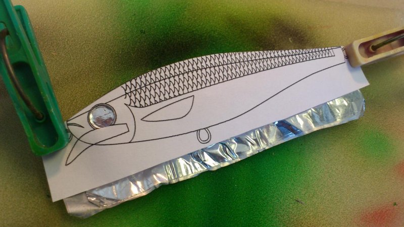 Трафареты для покраски воблеров