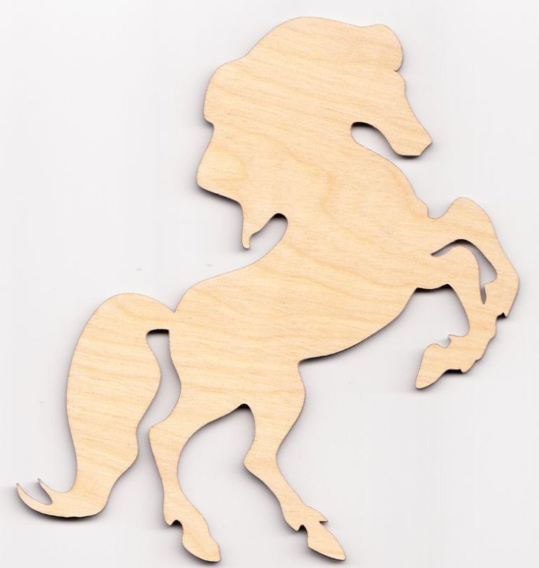 Плоские фигурки из дерева