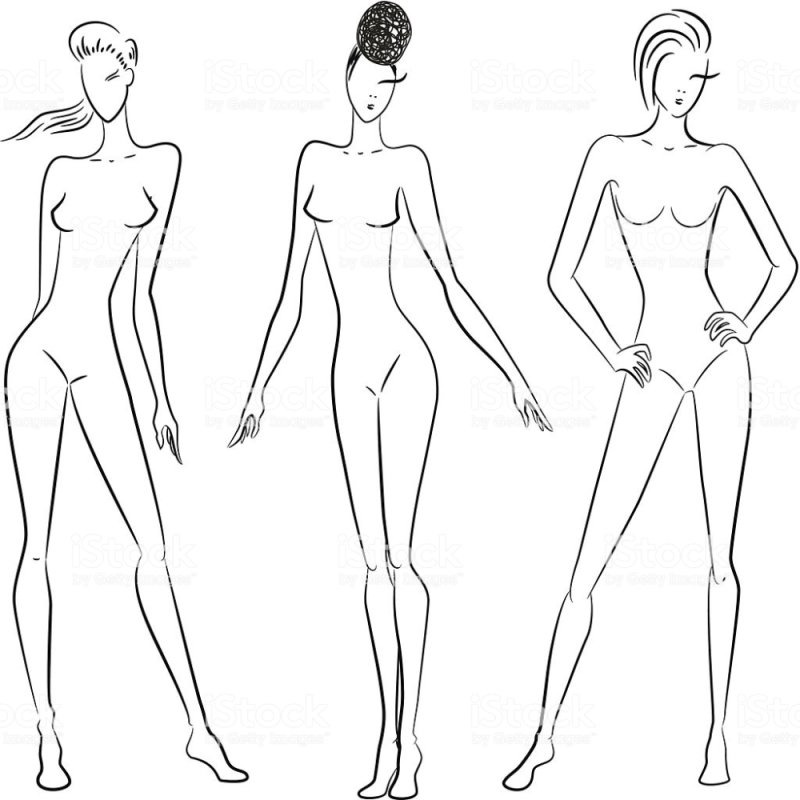 Фигура для рисования одежды