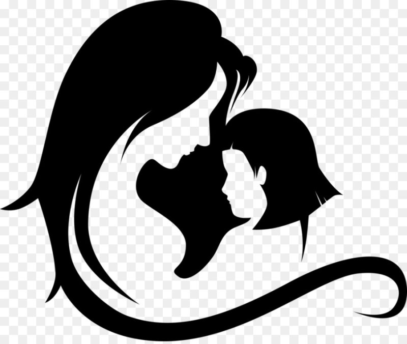 Силуэт мамы