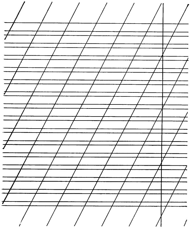 Разлиновка в косую линию а4