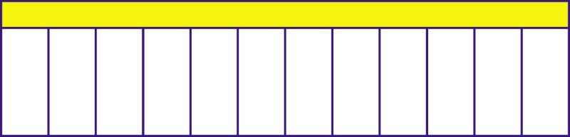 Маркировочная таблица на 12 модулей