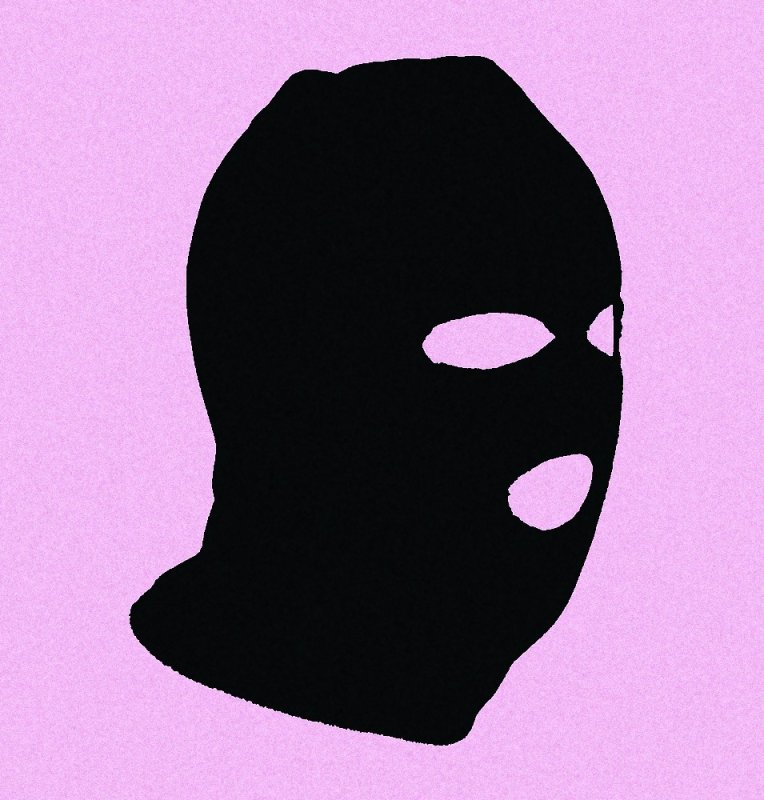 Бандит в белой маске