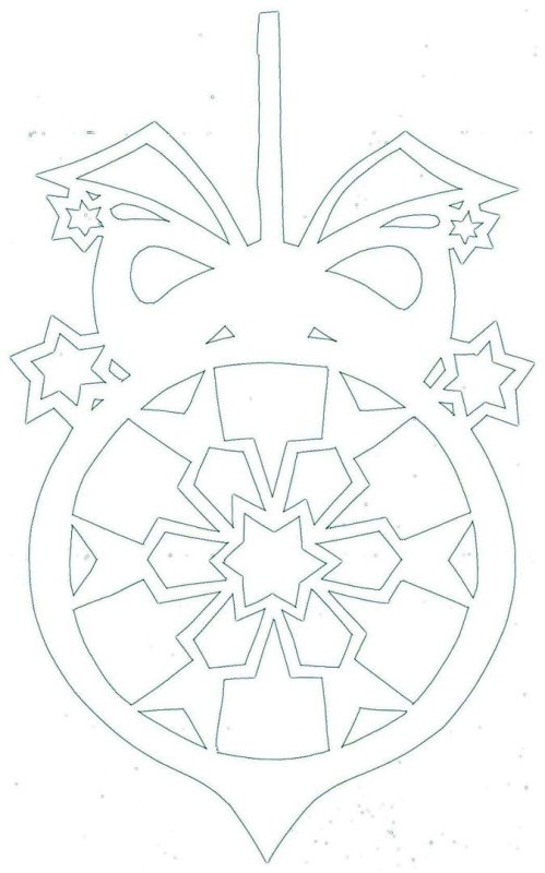 Трафарет "окна"