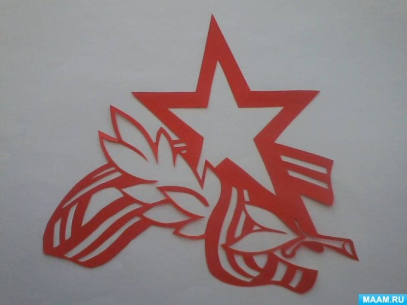 Украшение окон ко Дню Победы