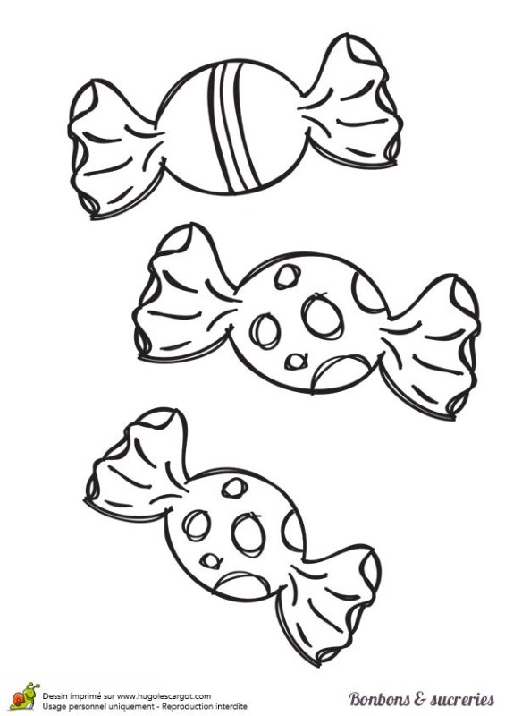 Конфетки для вырезания