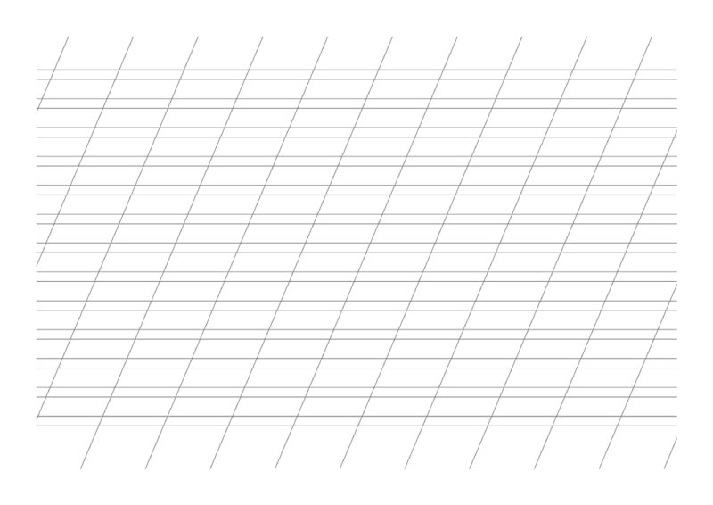 Разлиновка узкая линейка