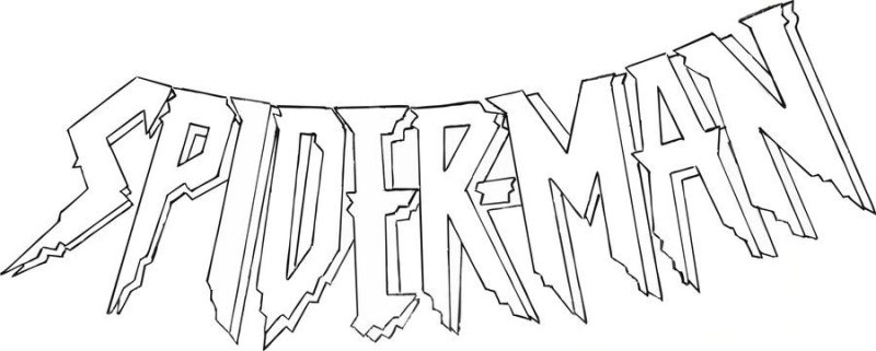 Мстители логотип раскраска