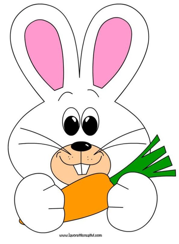 Зайчик рисунок для детей