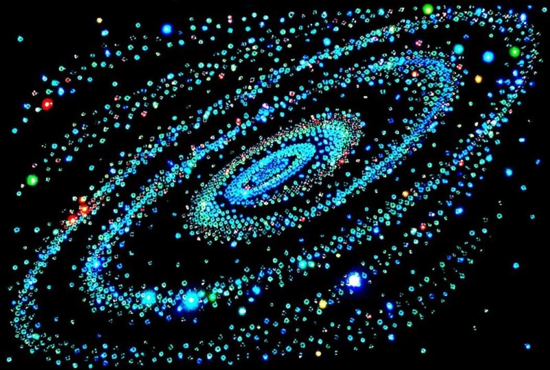 Галактика бисером