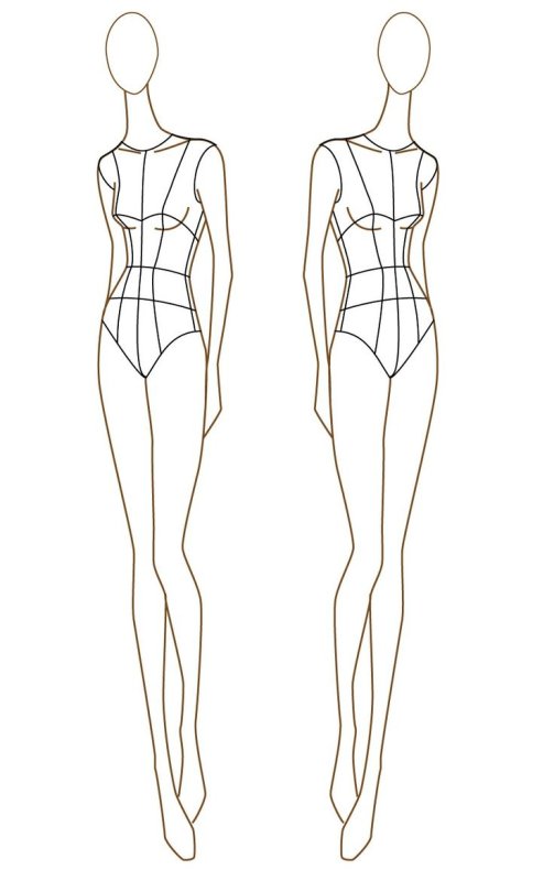 Фигура для рисования одежды