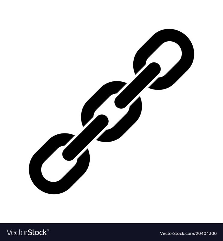 Цепочка трафарет