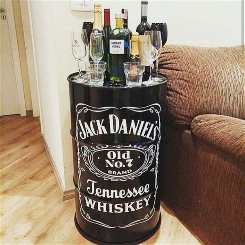 Бочка в стиле Джек Дэниэлс
