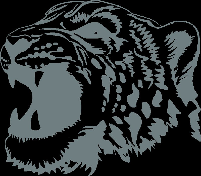 Барс силуэт