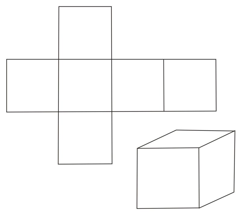 Развертка Куба развертка Куба
