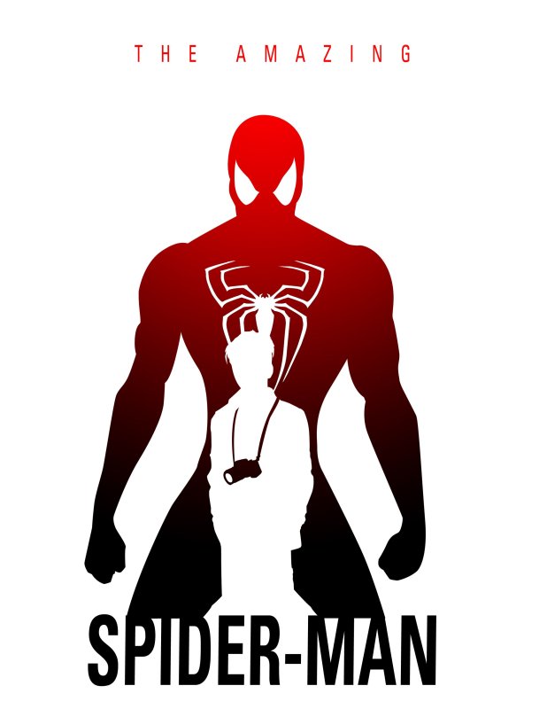 Мстители силуэт