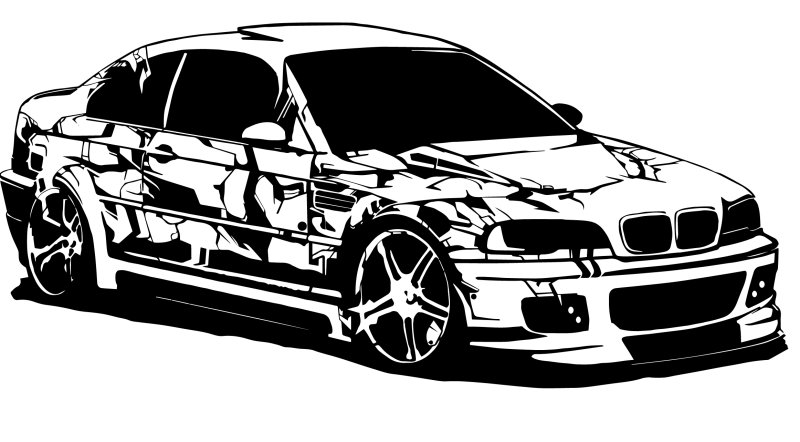 БМВ м3 е46 наклейки