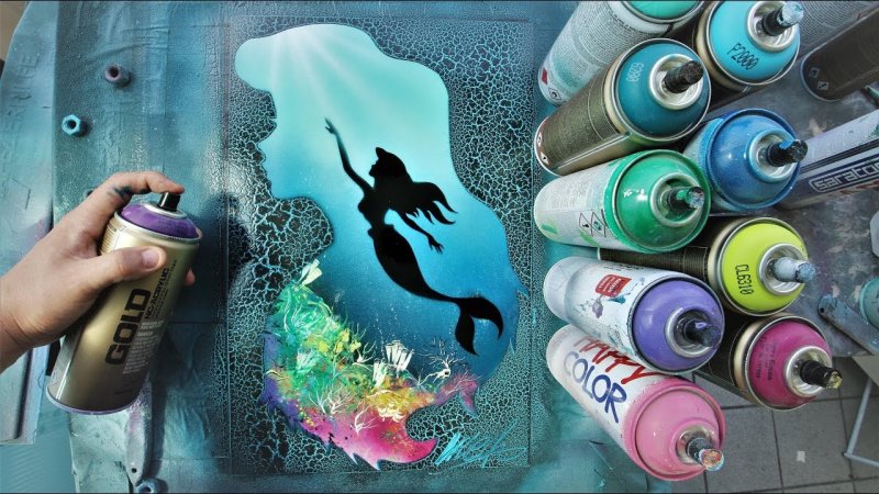 Баллончик с краской