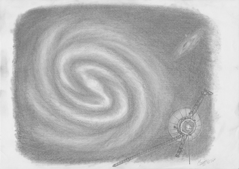 Спиральная Галактика рисунок