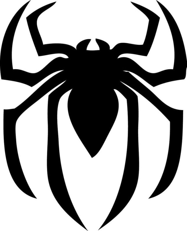 Паук силуэт