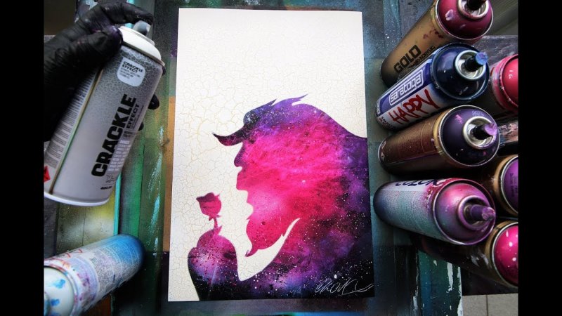 Картины баллончиком