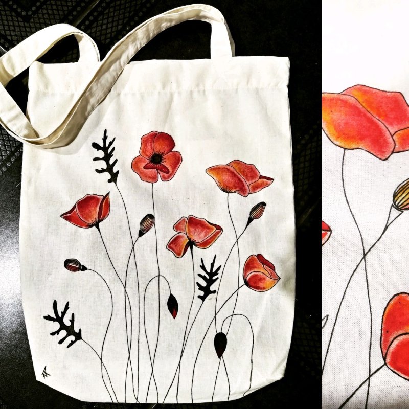 Сумки шопперы роспись